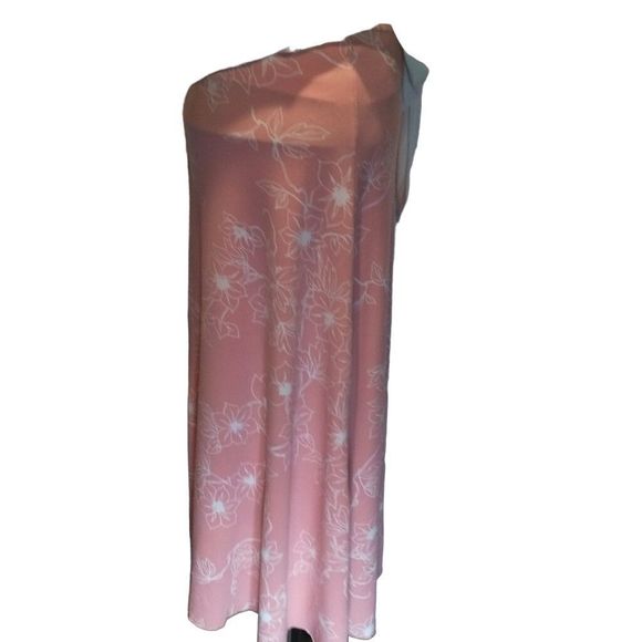 Pink & White Knee Length Smart Set Skirt - Picture 5 of 9